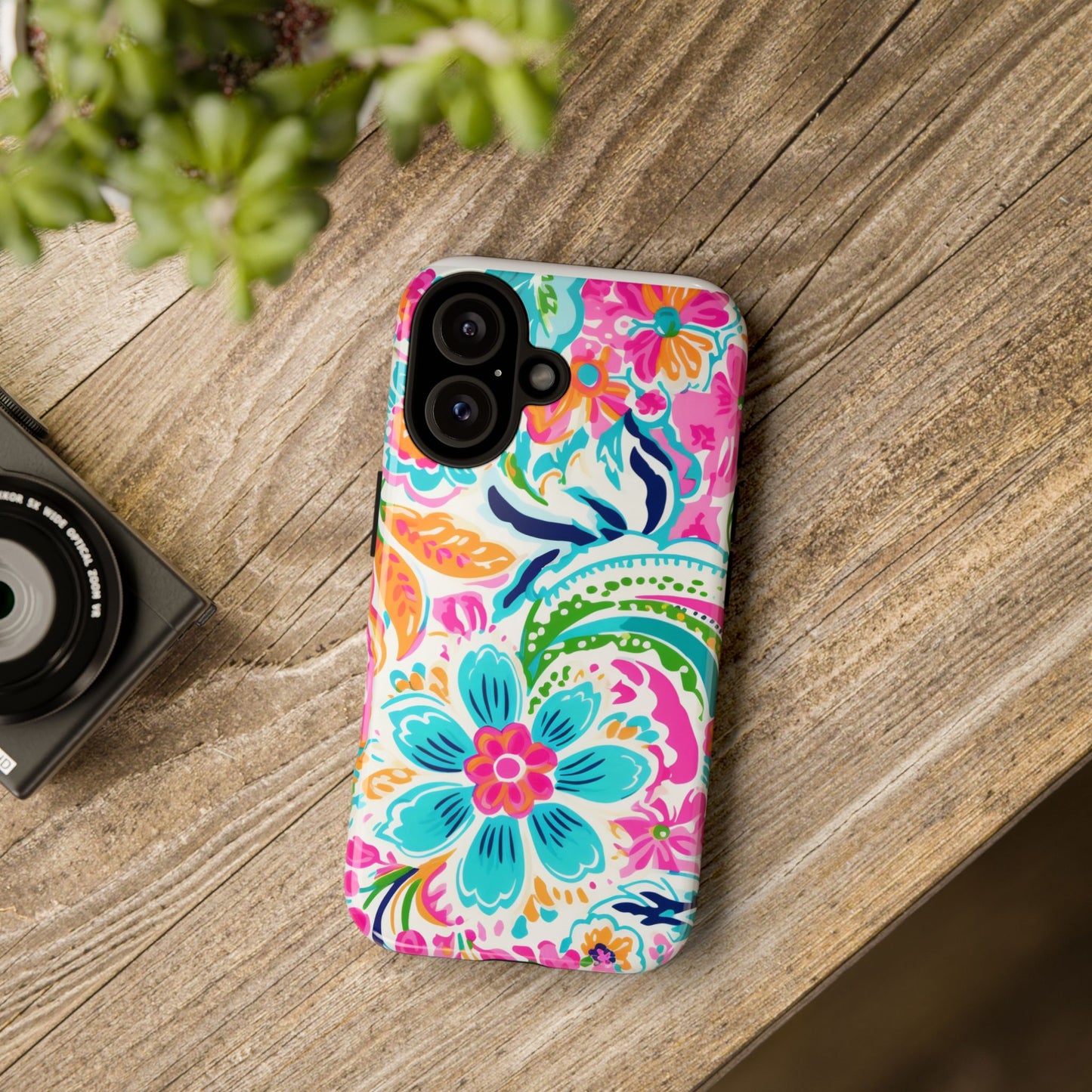 Vibrant Floral Phone Case - Tough & Stylish Protection