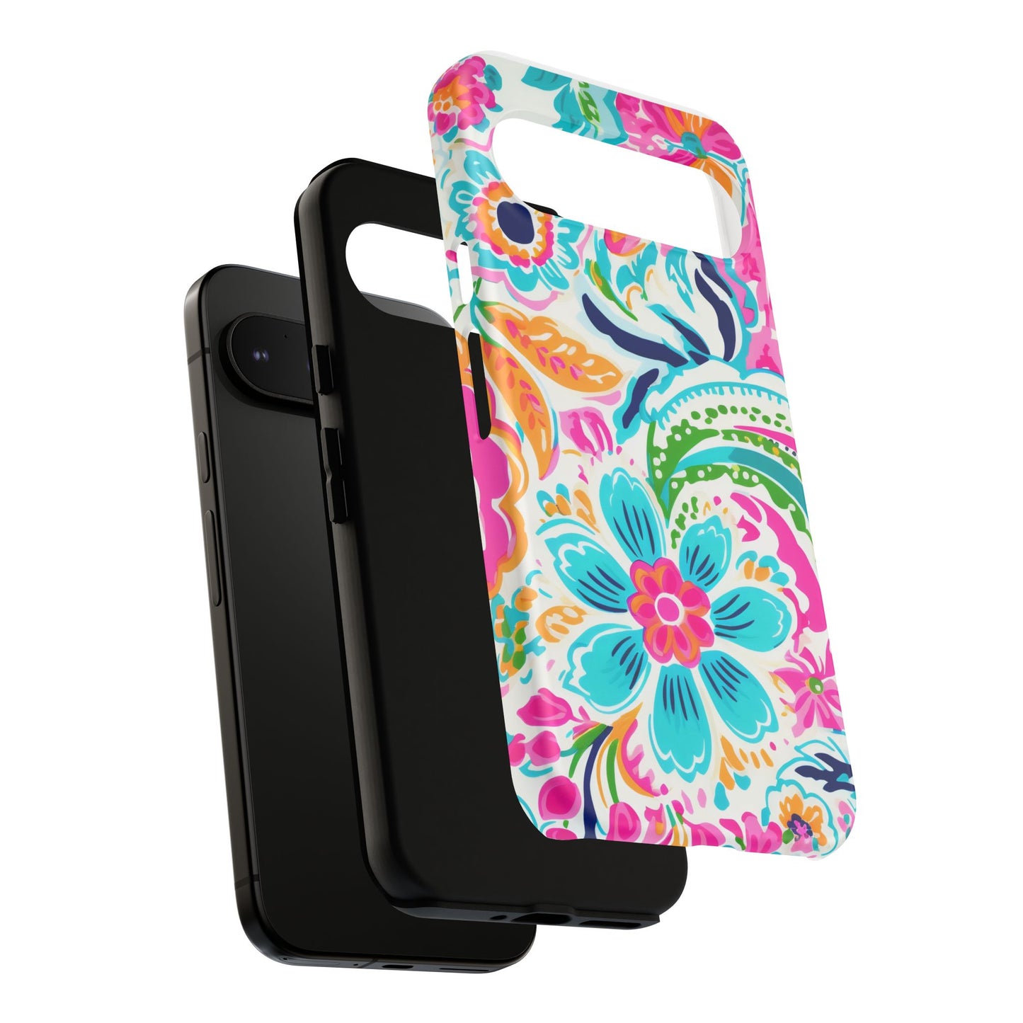 Vibrant Floral Phone Case - Tough & Stylish Protection