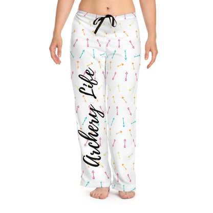 Chic Archery Pajama Pants, Women's Lounge Wear, Cute Gift for Archers, Cozy Homewear, Fun Sleep Pants