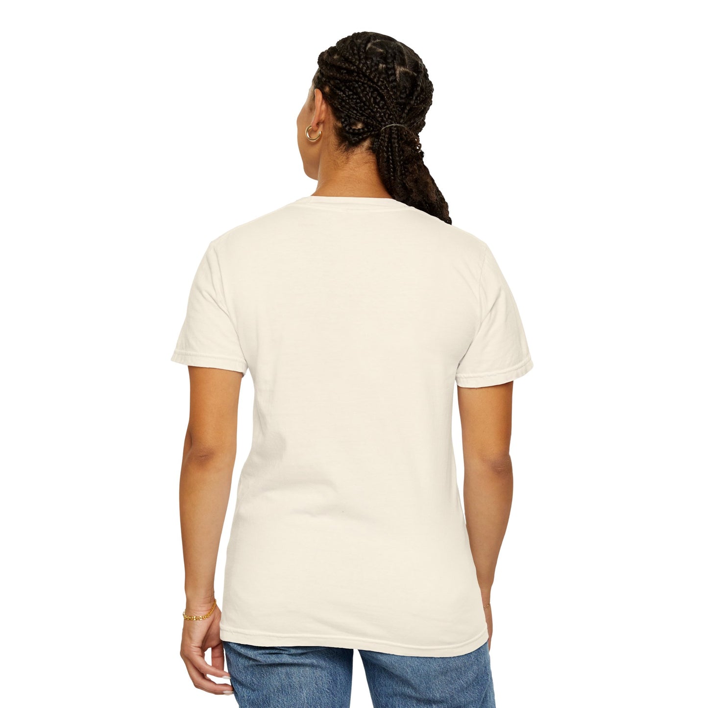 Coastal Charm Unisex Garment-Dyed T-Shirt with Nautical Bows