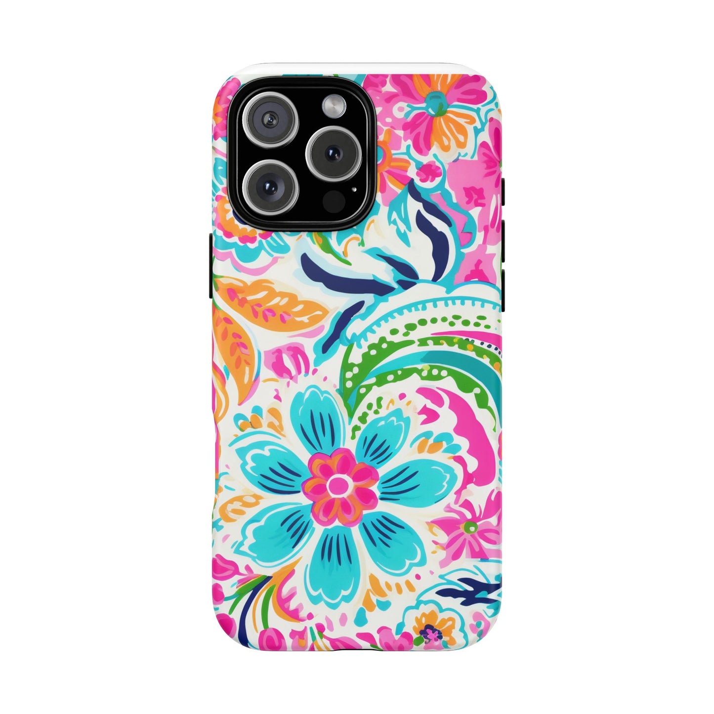 Vibrant Floral Phone Case - Tough & Stylish Protection