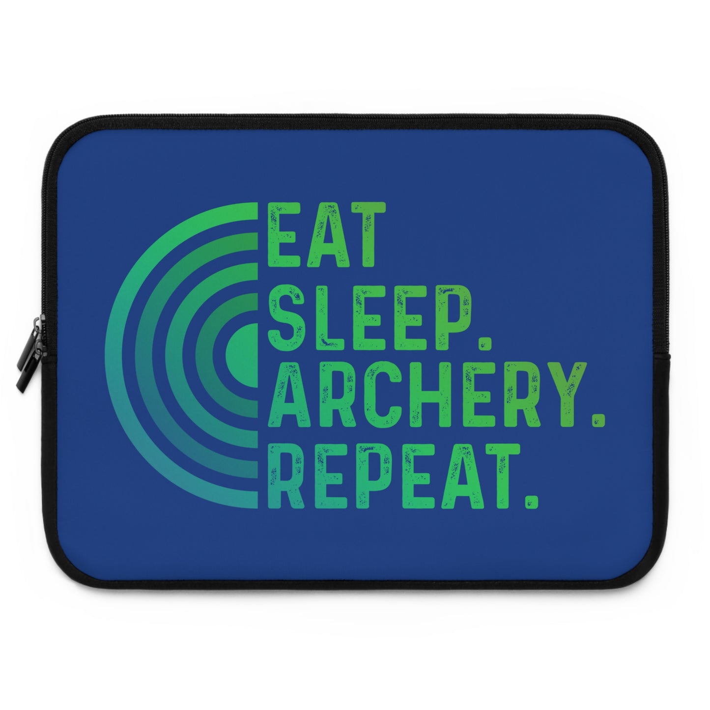 Archery Laptop Sleeve - Eat Sleep Archery Repeat - Perfect Gift for Archers