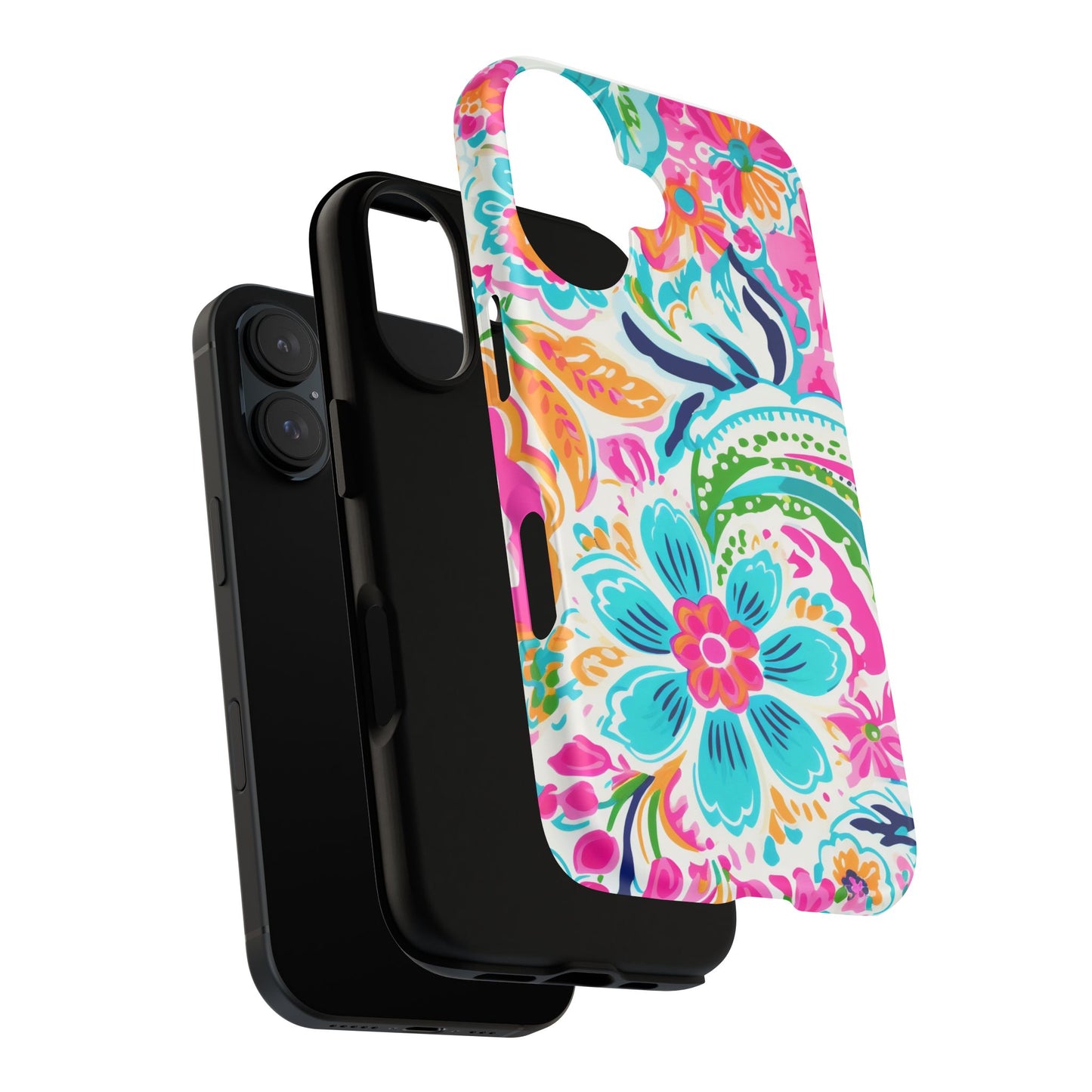 Vibrant Floral Phone Case - Tough & Stylish Protection