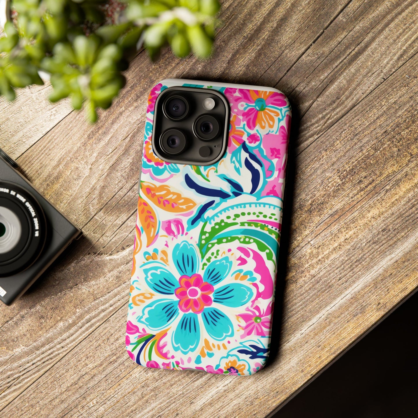 Vibrant Floral Phone Case - Tough & Stylish Protection