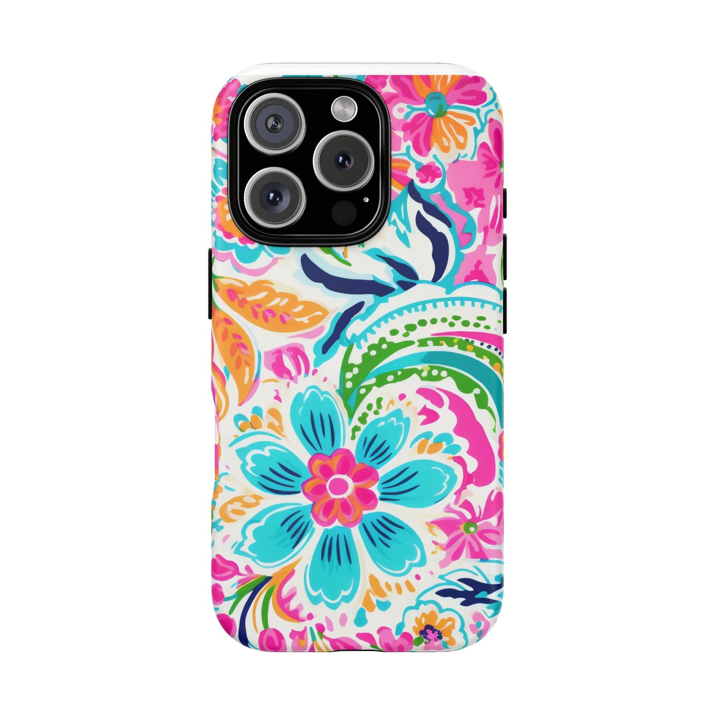 Vibrant Floral Phone Case - Tough & Stylish Protection