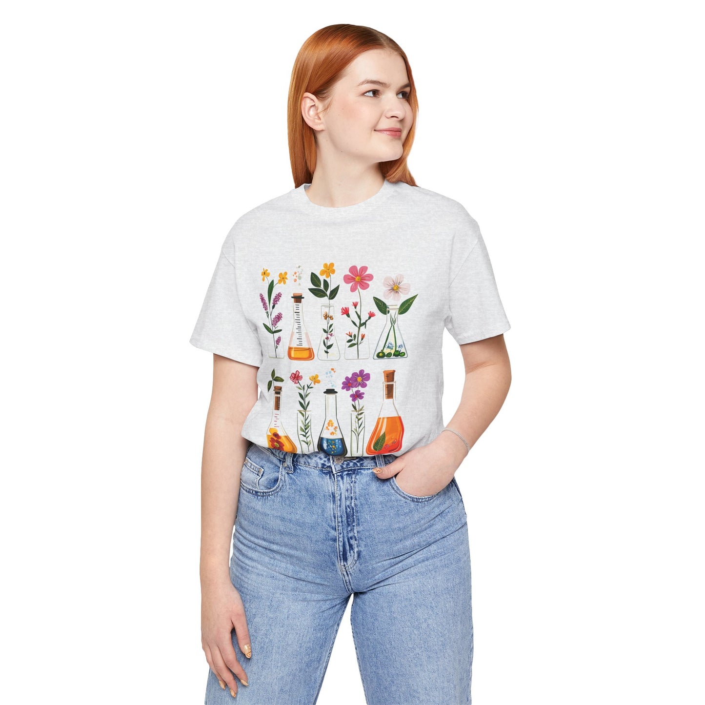 Floral Science Unisex Tee - Perfect for Gardeners & Nature Lovers