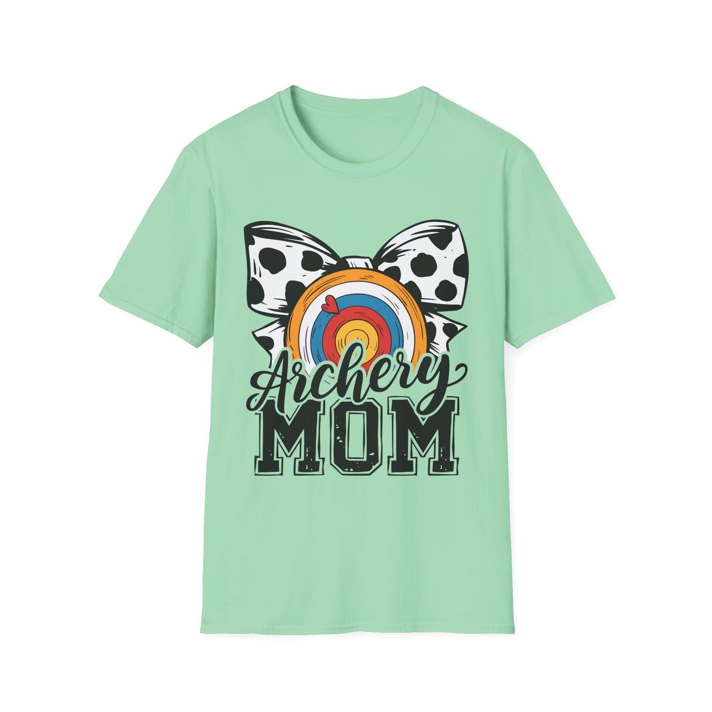 Archery Mom Graphic T-Shirt | Unisex Softstyle Tee for Proud Archery Moms