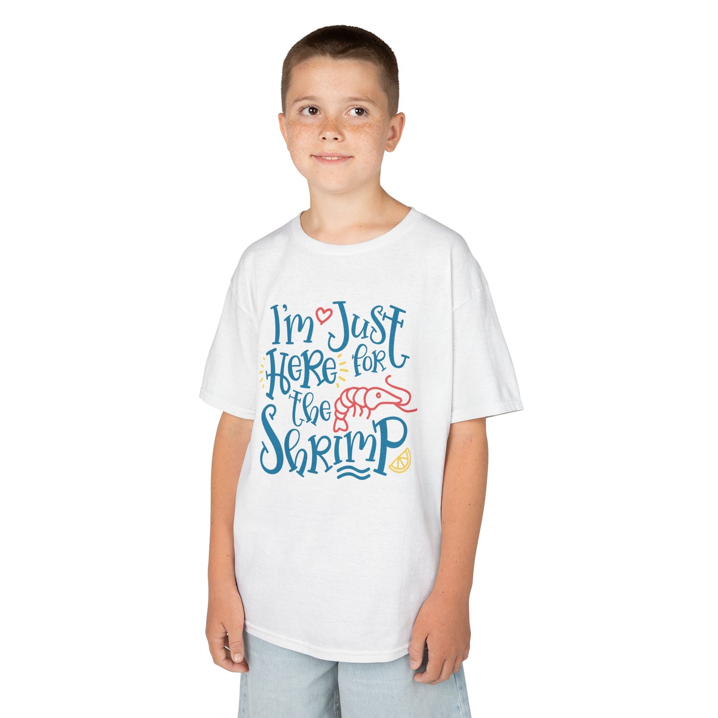 Kids Tee - Cute Summer Shrimp Design