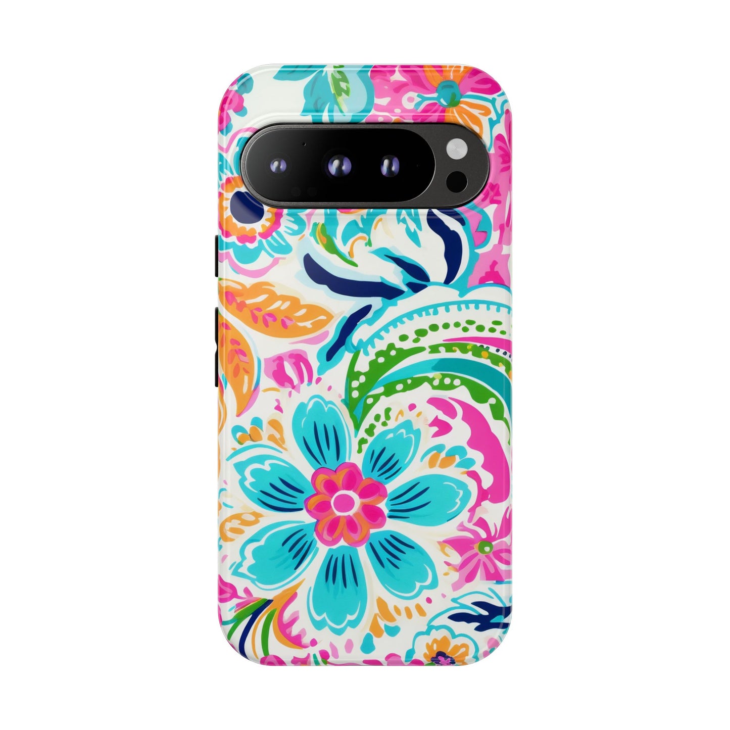 Vibrant Floral Phone Case - Tough & Stylish Protection