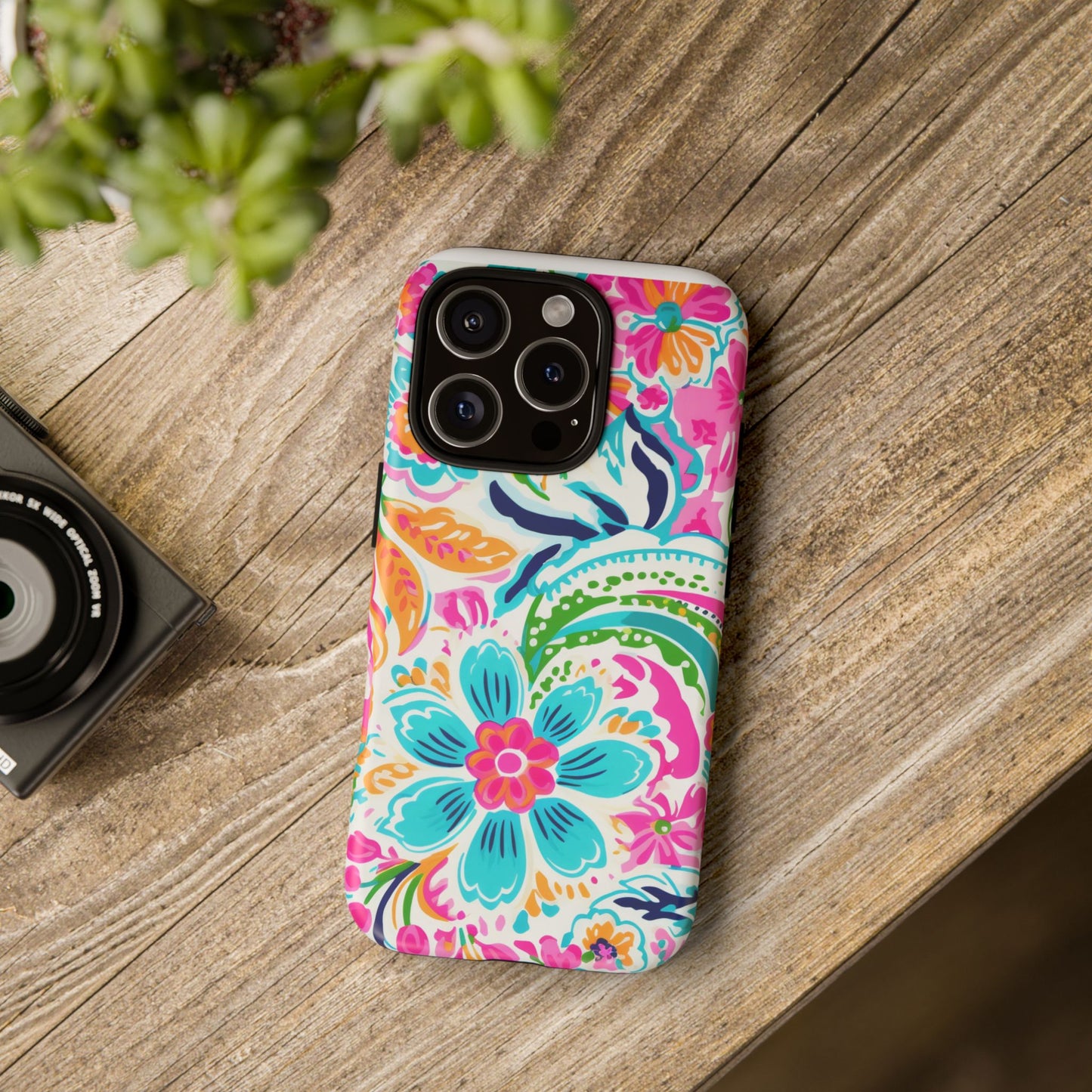 Vibrant Floral Phone Case - Tough & Stylish Protection