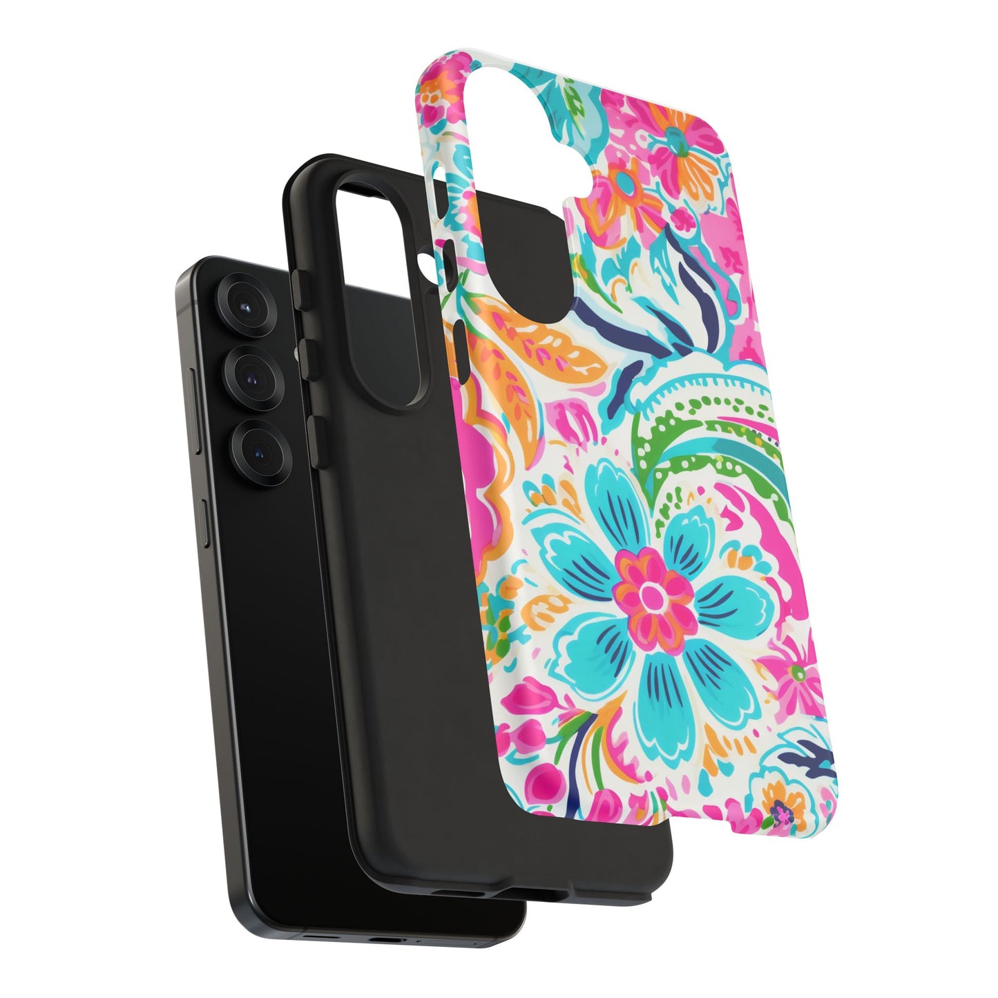 Vibrant Floral Phone Case - Tough & Stylish Protection