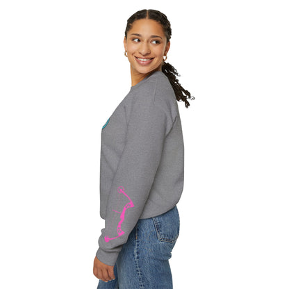 Colorful Archery Sweatshirt, Unisex Crewneck, Gift for Archers, Sports Apparel, Casual Wear, Comfortable Hoodie