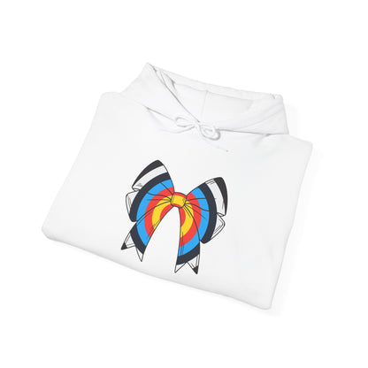 Archery Bow Hoodie With Mini Bows on Sleeves