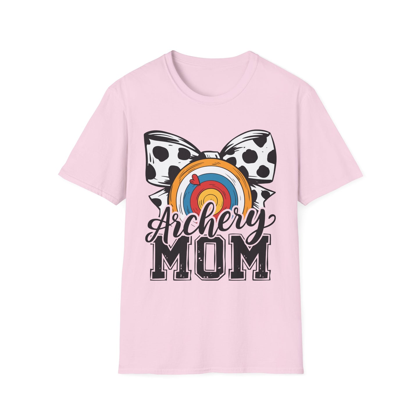 Archery Mom Graphic T-Shirt | Unisex Softstyle Tee for Proud Archery Moms