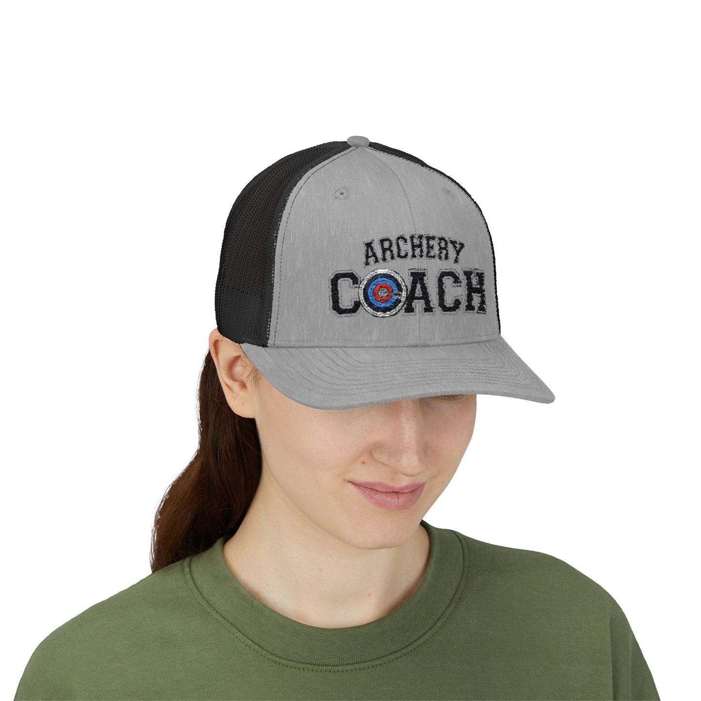 Archery Coach Snapback Trucker Cap