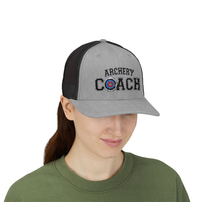 Archery Coach Snapback Trucker Cap