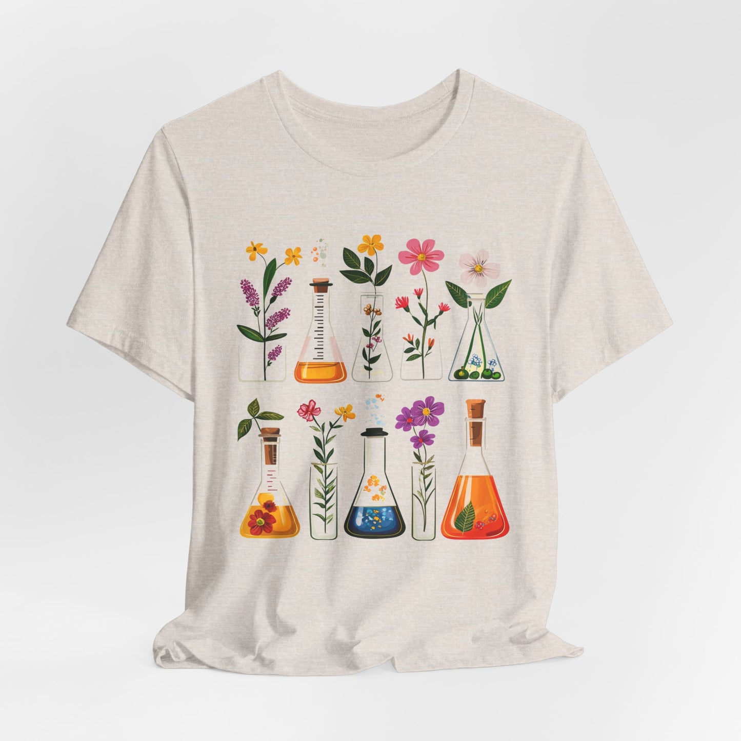 Floral Science Unisex Tee - Perfect for Gardeners & Nature Lovers