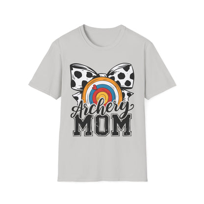 Archery Mom Graphic T-Shirt | Unisex Softstyle Tee for Proud Archery Moms