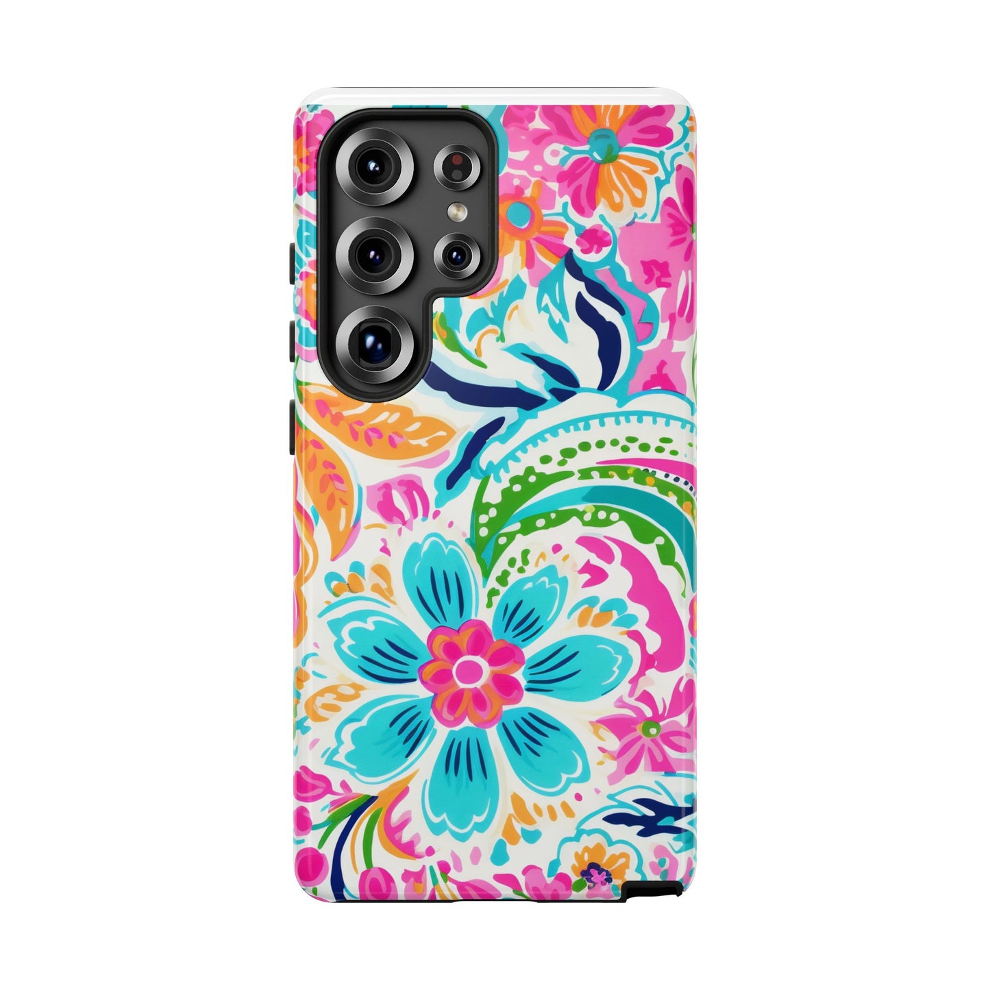 Vibrant Floral Phone Case - Tough & Stylish Protection