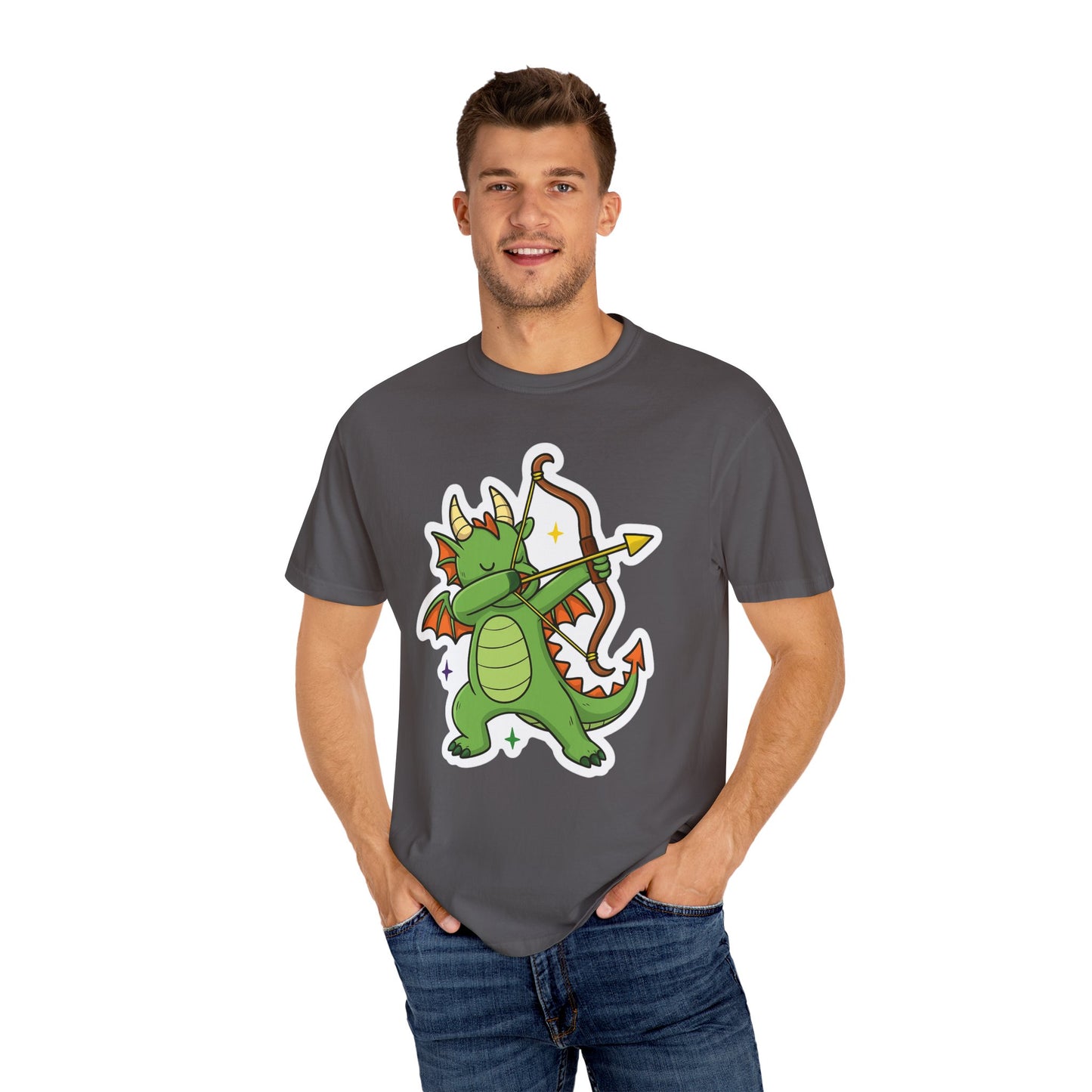 Dragon Archer T-Shirt | Cute Gift for Kids, Fantasy Fans, Birthday, Anime Lovers, Playful Apparel