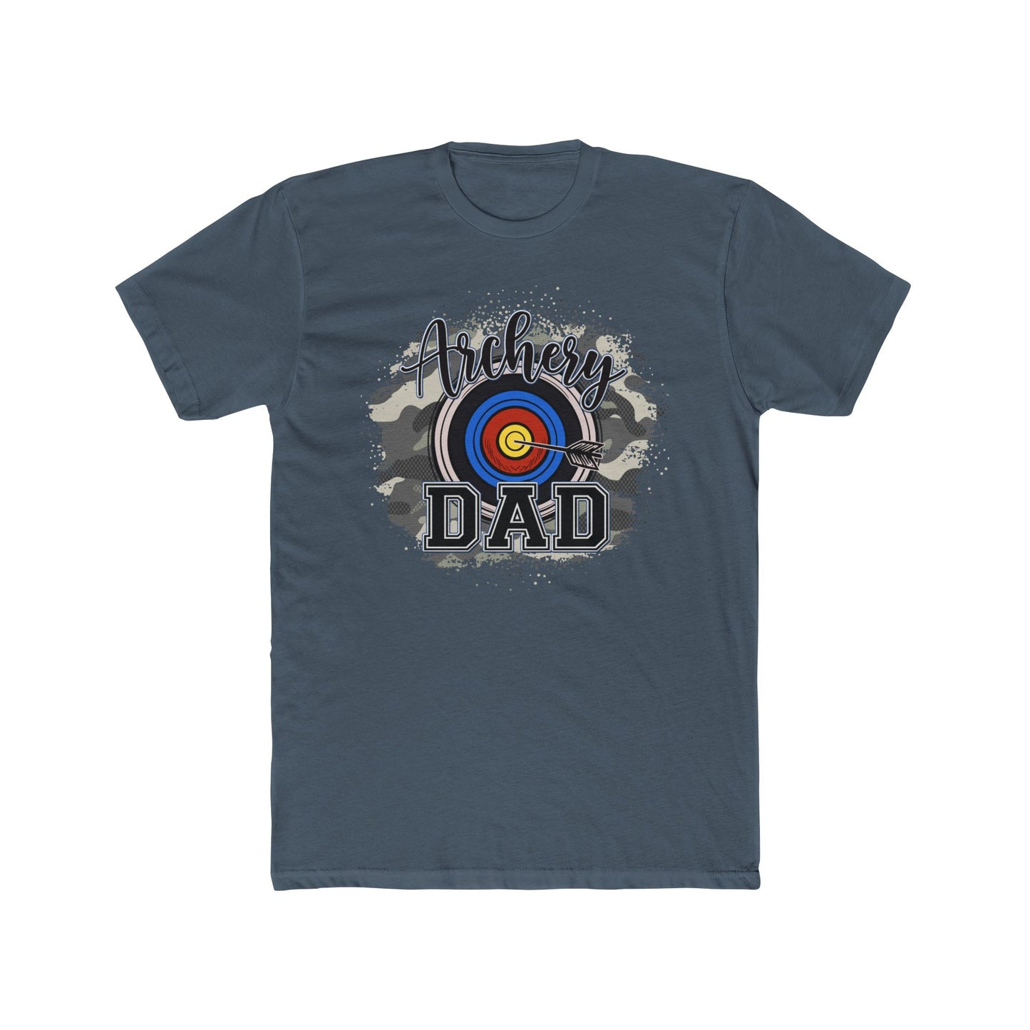Archery Dad Unisex Cotton Crew Tee - Perfect Gift for Fathers, Archery Enthusiasts, Outdoor Lovers, Birthday Present, Father's Day Gift