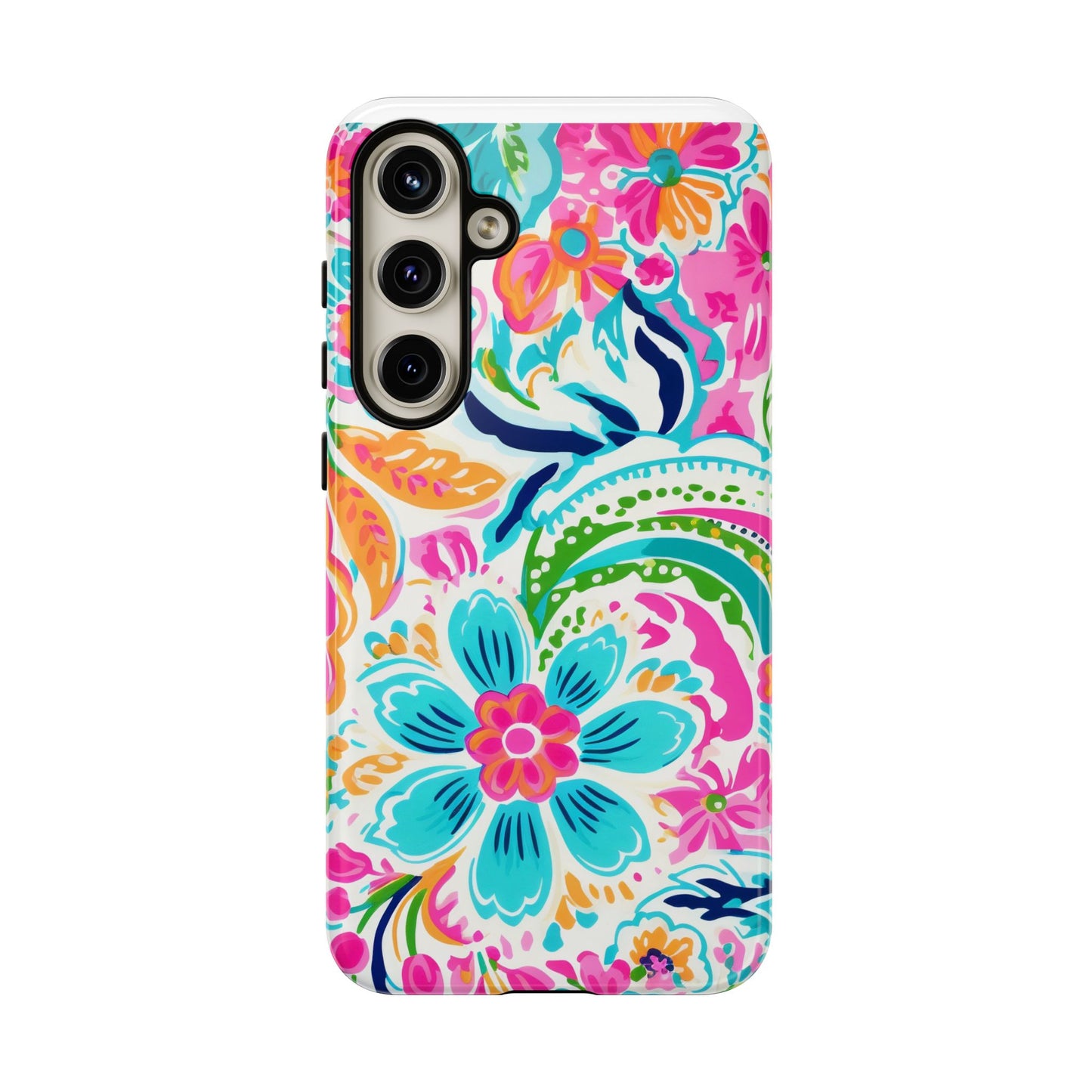 Vibrant Floral Phone Case - Tough & Stylish Protection