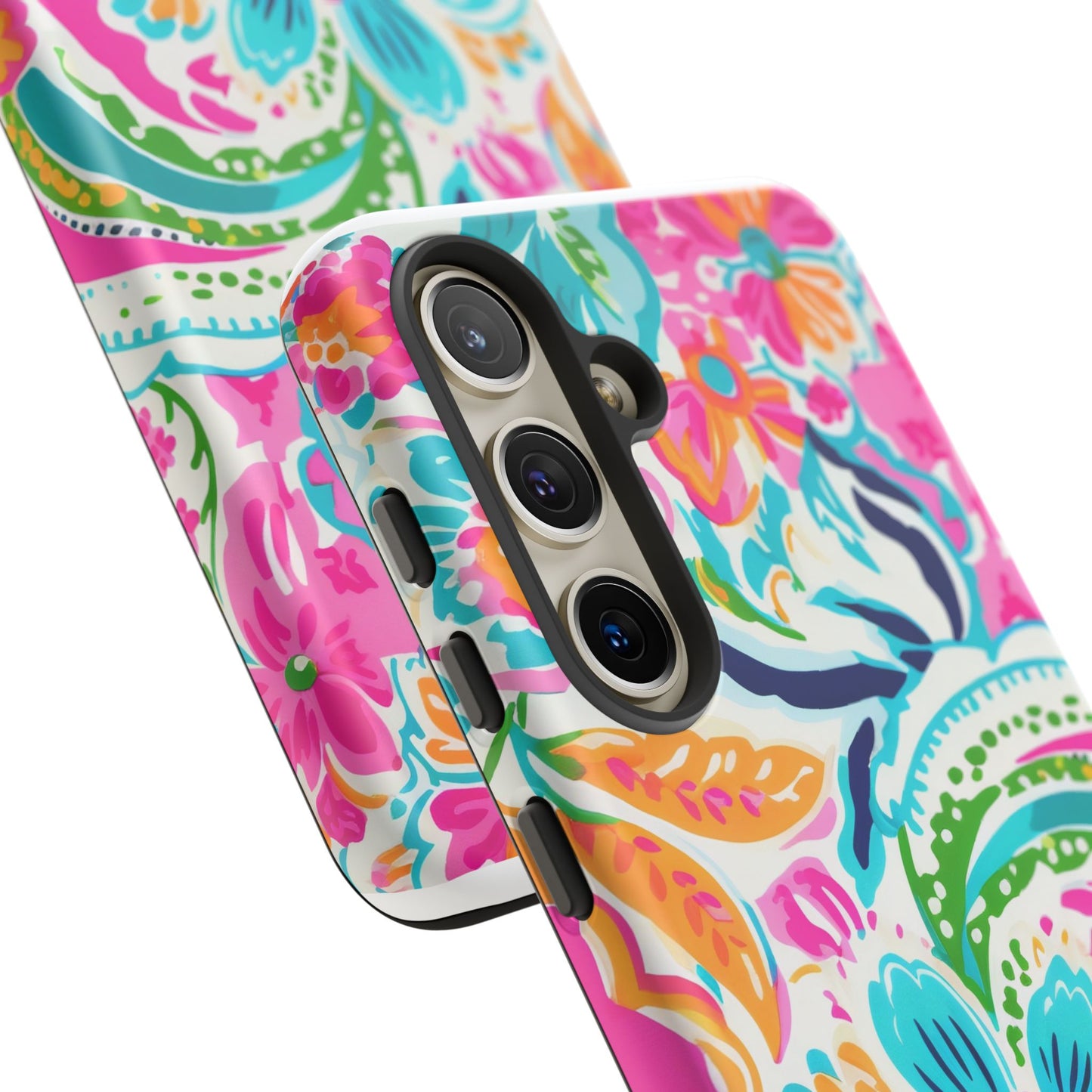 Vibrant Floral Phone Case - Tough & Stylish Protection