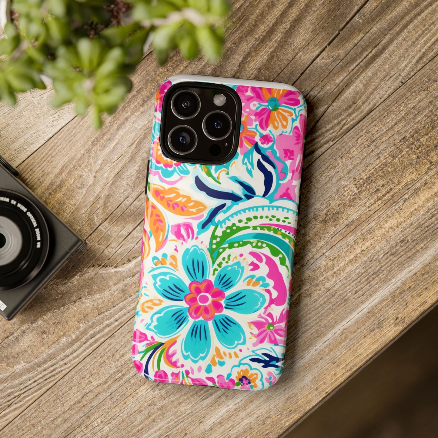 Vibrant Floral Phone Case - Tough & Stylish Protection