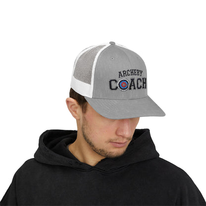 Archery Coach Snapback Trucker Cap