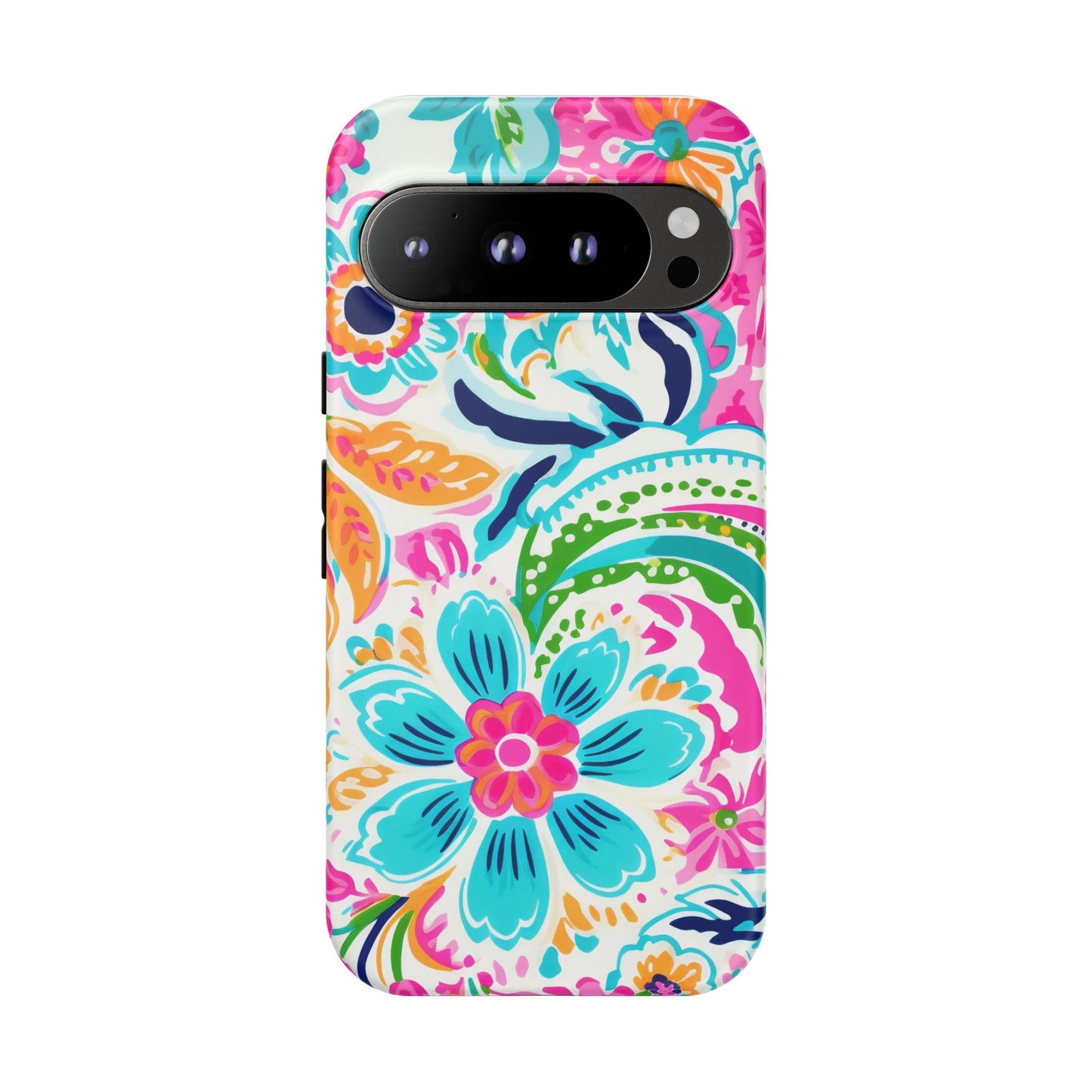 Vibrant Floral Phone Case - Tough & Stylish Protection