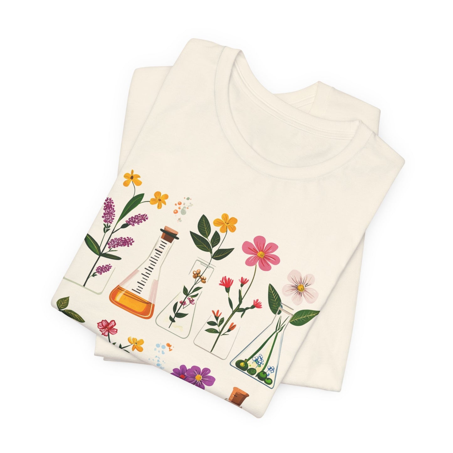 Floral Science Unisex Tee - Perfect for Gardeners & Nature Lovers