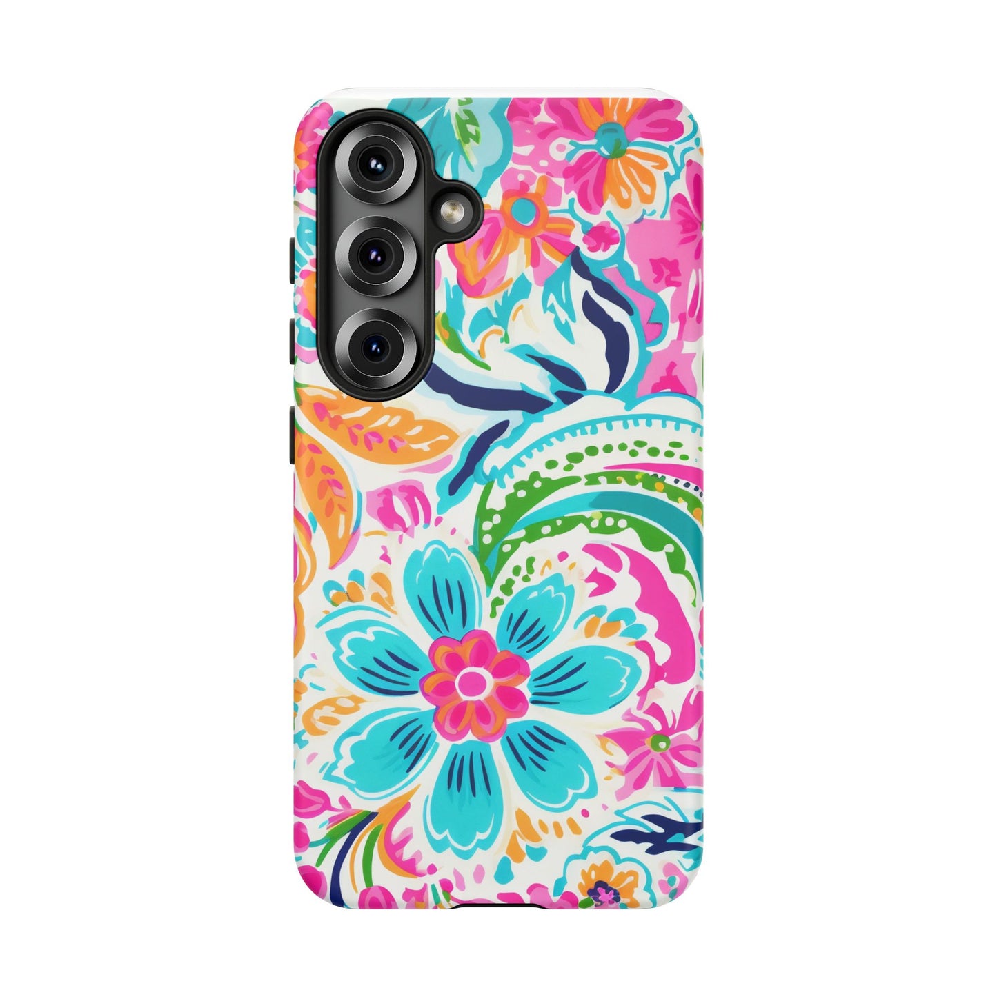 Vibrant Floral Phone Case - Tough & Stylish Protection