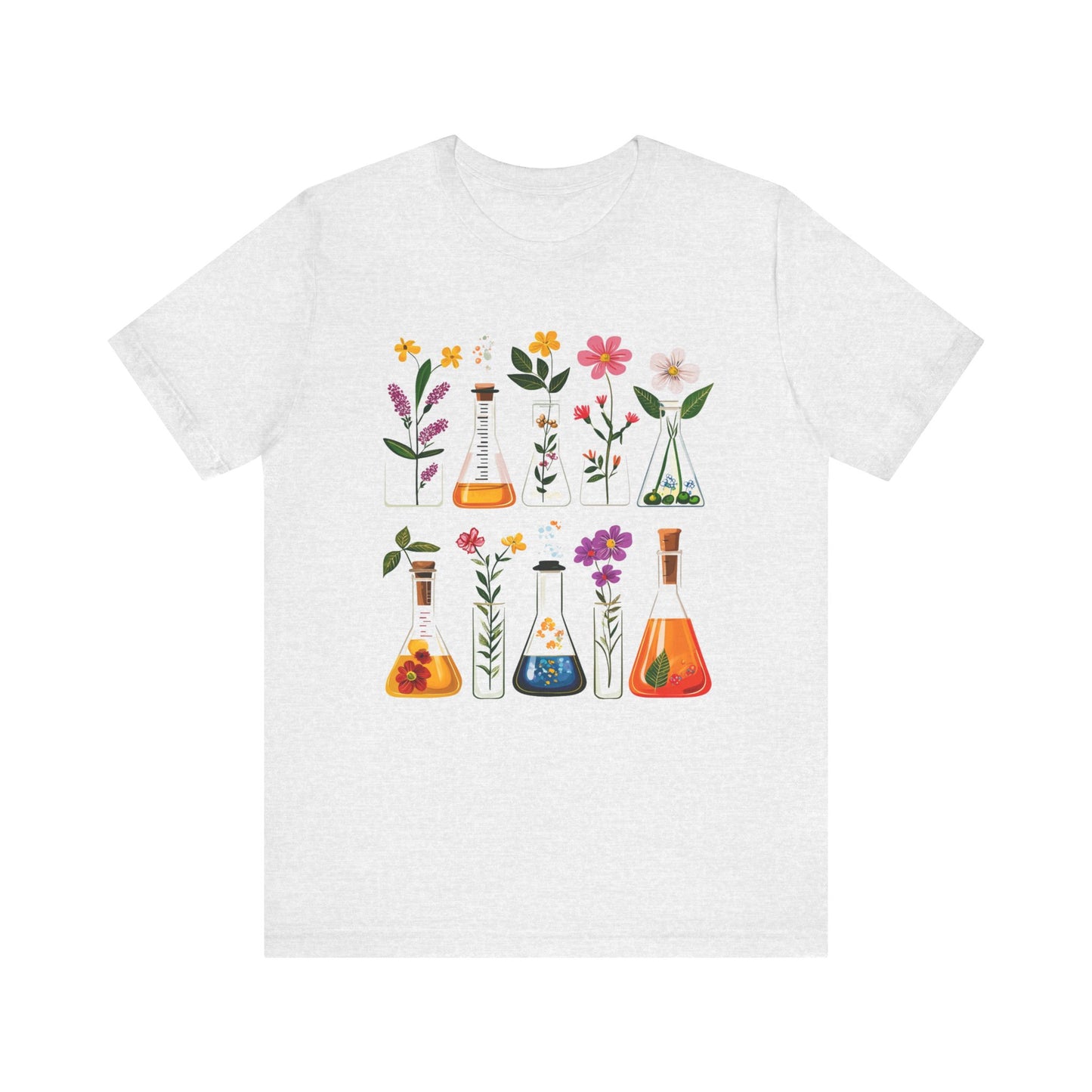 Floral Science Unisex Tee - Perfect for Gardeners & Nature Lovers