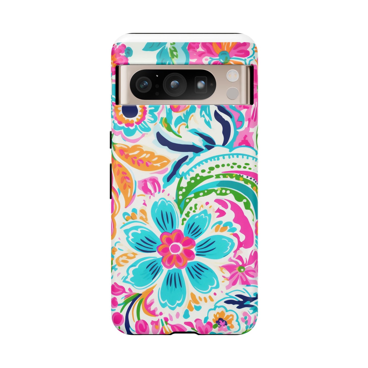 Vibrant Floral Phone Case - Tough & Stylish Protection