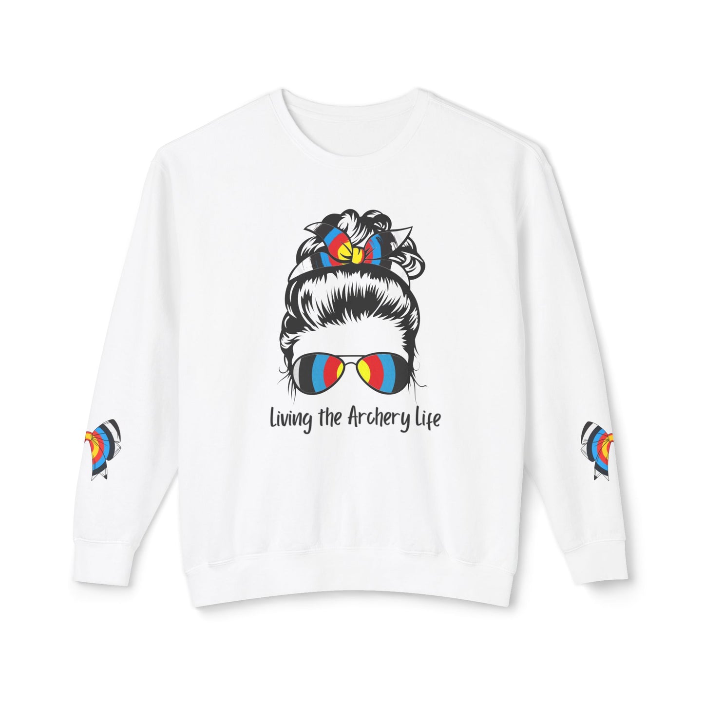 Archery Life Sweatshirt, Unisex Crewneck, Sports Apparel, Gift for Archers, Casual Wear, Outdoor Activity Clothing