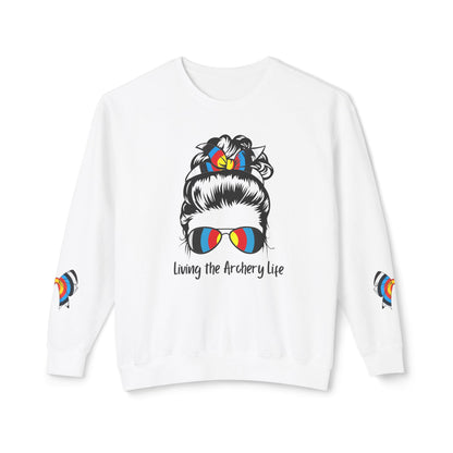 Archery Life Sweatshirt, Unisex Crewneck, Sports Apparel, Gift for Archers, Casual Wear, Outdoor Activity Clothing