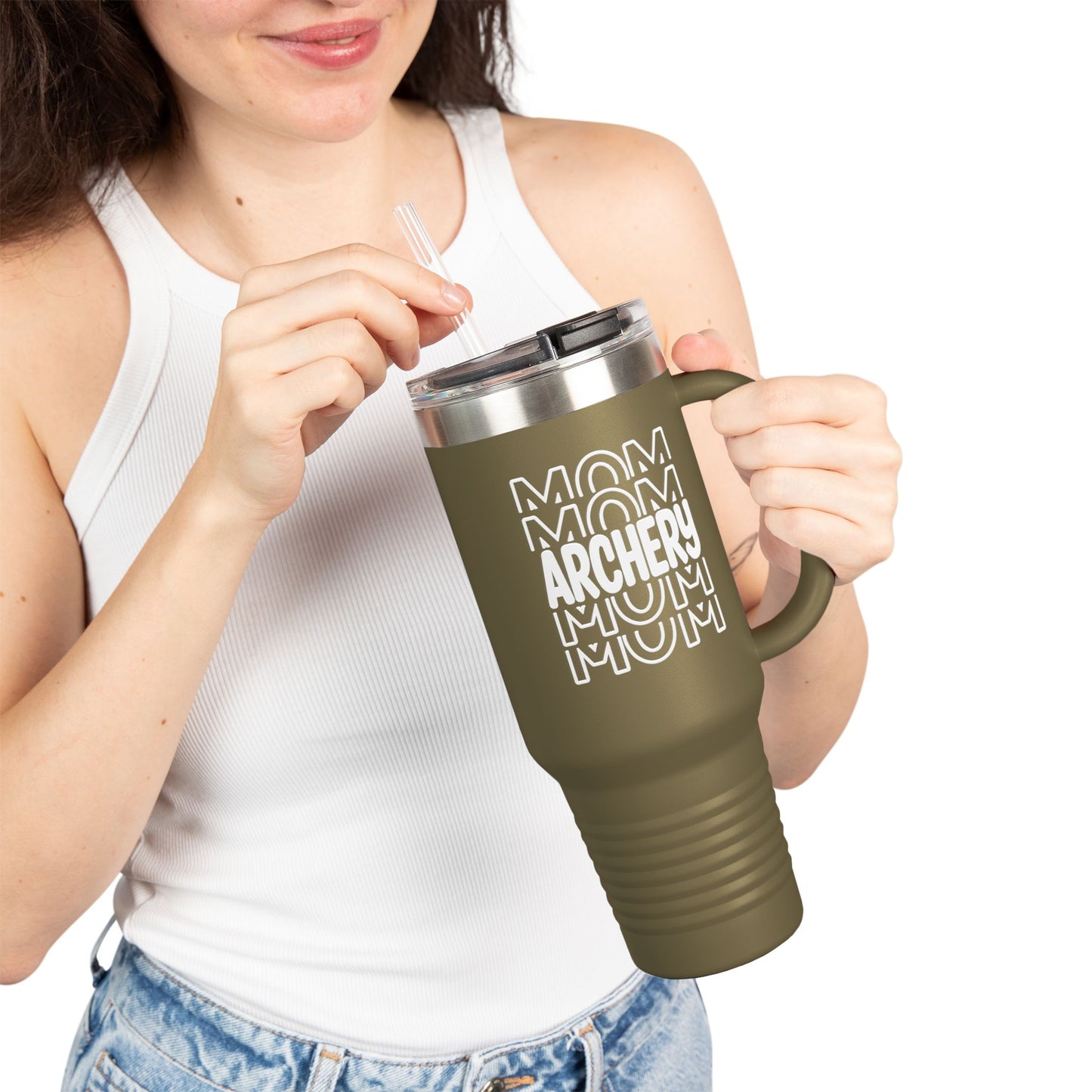 Insulated Archery Mom Tumbler