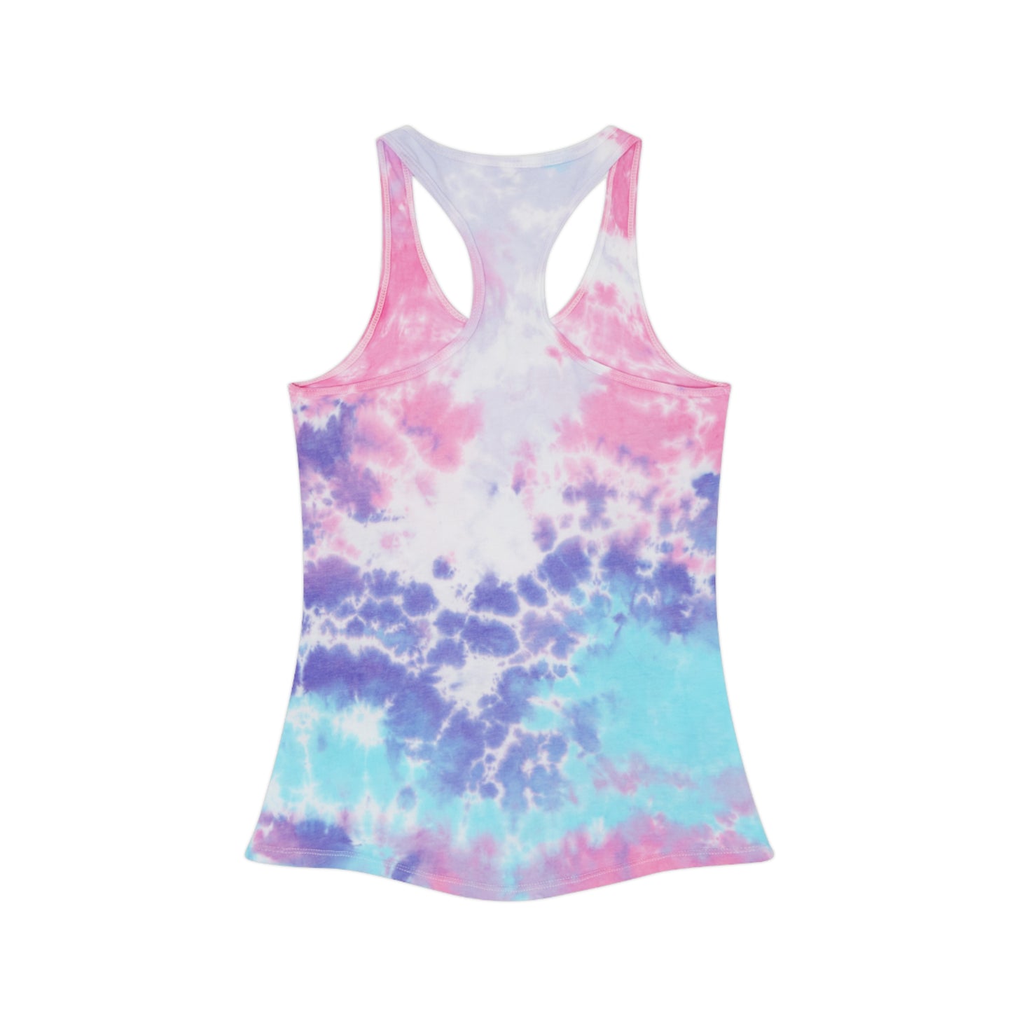 Summer Vibes Tie Dye Racerback Tank Top for Beach Days