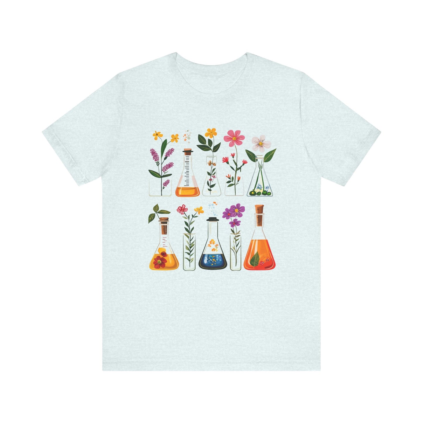 Floral Science Unisex Tee - Perfect for Gardeners & Nature Lovers
