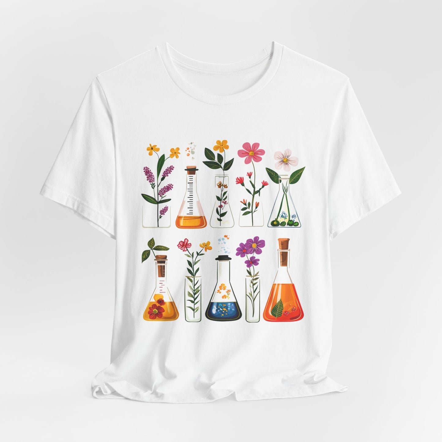 Floral Science Unisex Tee - Perfect for Gardeners & Nature Lovers